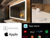 Badkamerspiegel met verlichting LED SMART L01  Apple #2
