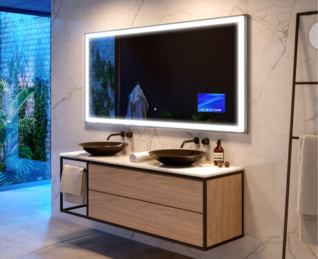 Badkamerspiegel met verlichting LED SMART L01  Apple #9