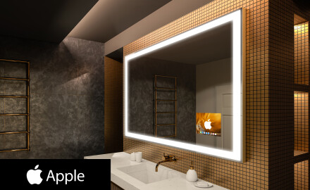 Badkamerspiegel met verlichting LED SMART L01  Apple