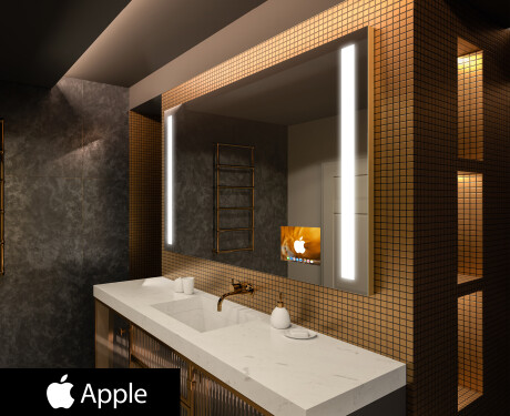 Badkamerspiegel met verlichting LED SMART L02  Apple