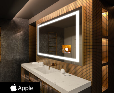 Badkamerspiegel met verlichting LED SMART L15  Apple #1