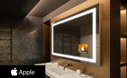 Badkamerspiegel met verlichting LED SMART L15  Apple