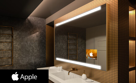 Badkamerspiegel met verlichting LED SMART L47 Apple