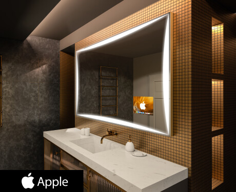 Badkamerspiegel met verlichting LED SMART L77 Apple