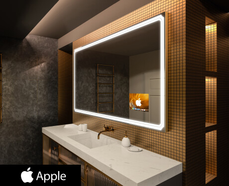 Badkamerspiegel met verlichting LED SMART L136 Apple