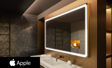 Badkamerspiegel met verlichting LED SMART L136 Apple