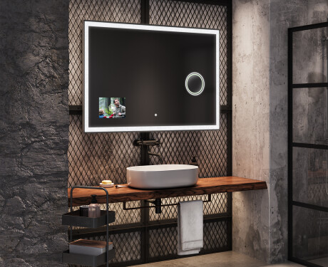 Spiegel met verlichting LED SMART L138 Apple #6