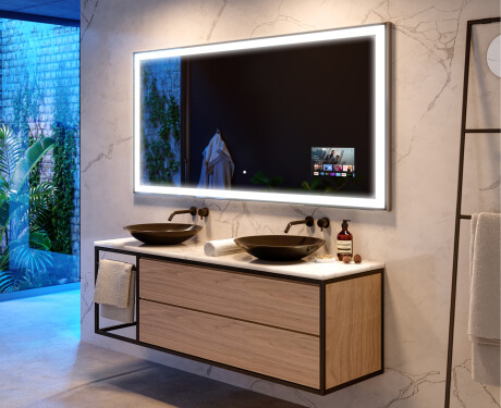 Moderne smart badkamer spiegel met led-verlichting L01  google-serie #10