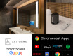 Moderne smart badkamer spiegel met led-verlichting L02  google-serie #4