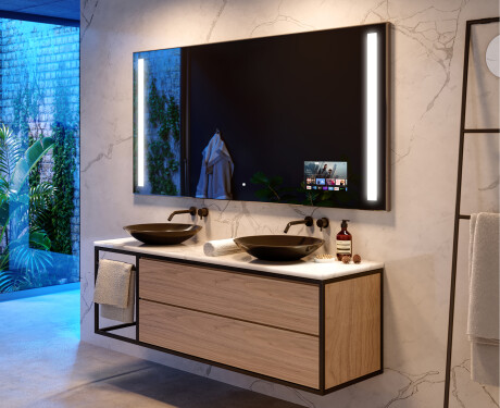 Moderne smart badkamer spiegel met led-verlichting L02  google-serie #10