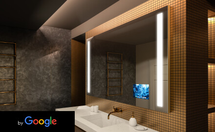 Moderne smart badkamer spiegel met led-verlichting L02  google-serie