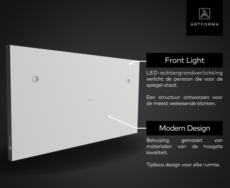 Badkamerspiegel met verlichting LED SMART L02 Samsung #6
