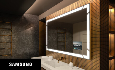Badkamerspiegel met verlichting LED SMART L126 Samsung