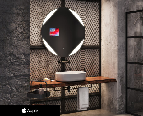 Ronde Spiegel badkamer LED SMART L114 Apple