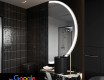 Halfcirkel Spiegel badkamer LED SMART A222 Google