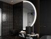 Halfcirkel Spiegel badkamer LED SMART A222 Google #8