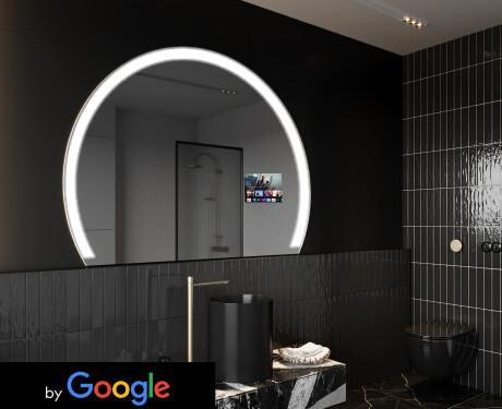 Halfcirkel Spiegel met verlichting LED SMART W222 Google