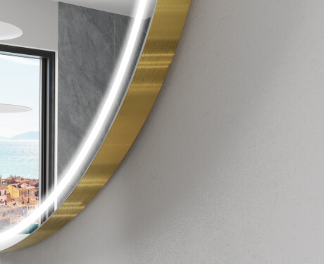 Halfcirkel Spiegel badkamer LED SMART W223 Google #5
