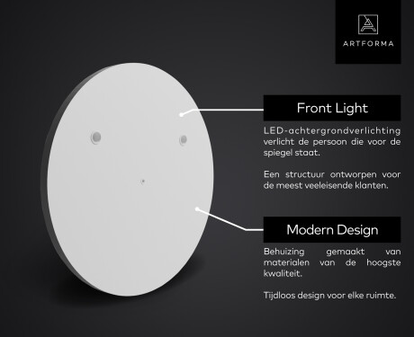Ronde Spiegel badkamer LED SMART L76 Samsung #2