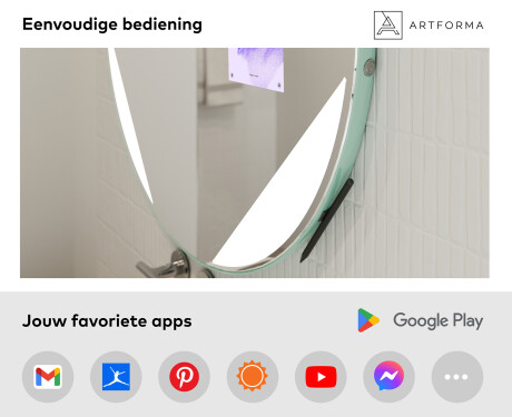 Ronde Spiegel met verlichting LED SMART L114 Samsung #3