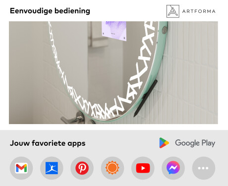 Ronde Spiegel met verlichting LED SMART L115 Samsung #3