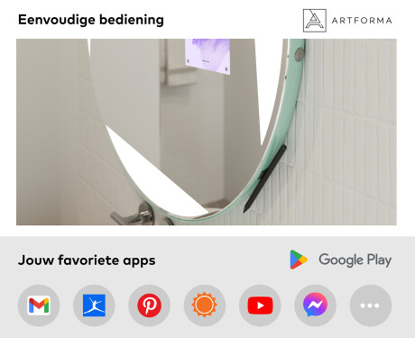 Ronde Spiegel met verlichting LED SMART L116 Samsung #3