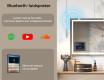 Afgeronde Moderne LED Spiegel met iPad Displine L146 Frame #4