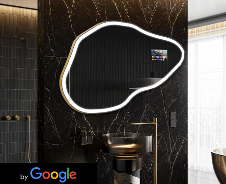 Onregelmatige Spiegel met verlichting LED SMART P222 Google