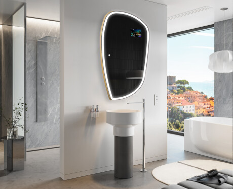 Onregelmatige Spiegel met verlichting LED SMART I222 Google #9