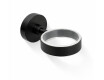CLASSIC - Bekerhouder 80.003/003.1, zeepbakje 80.004/004.1 / matzwart / * glas apart te bestellen