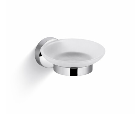 CLASSIC - Zeepbakje / chroom, mat glas