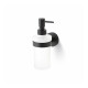 CLASSIC - Dispenser voor vloeibare zeep / mat glas / matzwart #1