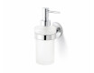 CLASSIC - Dispenser voor vloeibare zeep / mat glas / chroom