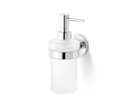 CLASSIC - Dispenser voor vloeibare zeep / mat glas / chroom