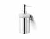 CLASSIC - Dispenser voor vloeibare zeep / metalen behuizing, mat glas / chroom