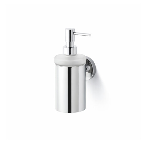 CLASSIC - Dispenser voor vloeibare zeep / metalen behuizing, mat glas / chroom #1