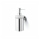 CLASSIC - Dispenser voor vloeibare zeep / metalen behuizing, mat glas / chroom #1