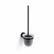 CLASSIC - Hangende toiletborstel / mat glas / mat zwart #1