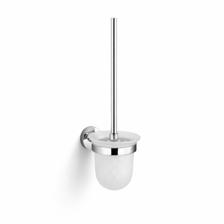 CLASSIC - Hangende toiletborstel / mat glas / chroom #1