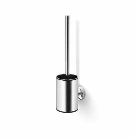 CLASSIC - Lage hangende toiletborstel / metalen houder, siliconen kop / chroom #1