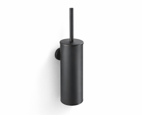 CLASSIC – Hoge hangende toiletborstel / metalen houder, kunststof inzetstuk / matzwart