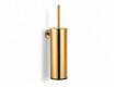 CLASSIC – Hoge hangende toiletborstel / metalen houder, kunststof opzetstuk / goudglans