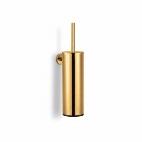 CLASSIC – Hoge hangende toiletborstel / metalen houder, kunststof opzetstuk / goudglans #1