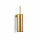 CLASSIC – Hoge hangende toiletborstel / metalen houder, kunststof opzetstuk / goudglans #1