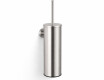 CLASSIC – Hoge hangende toiletborstel / metalen houder, kunststof opzetstuk / geborsteld staal