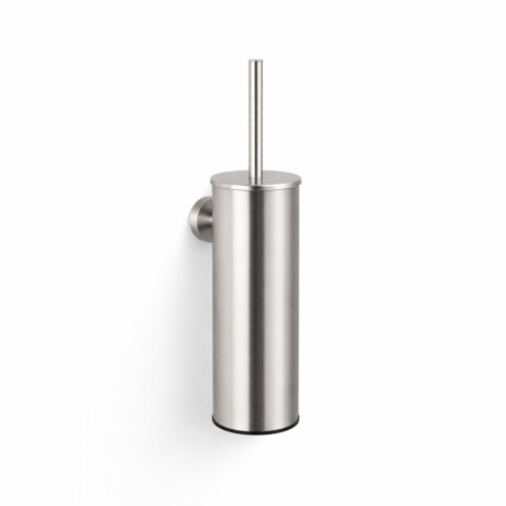 CLASSIC – Hoge hangende toiletborstel / metalen houder, kunststof opzetstuk / geborsteld staal #1