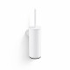 CLASSIC – Hoge hangende wc-borstel / metalen houder, kunststof opzetstuk / matwit #1