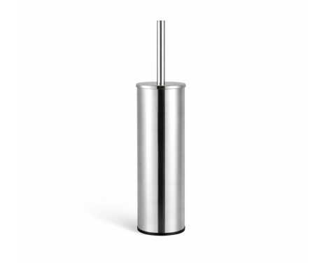 CLASSIC – Hoge, vrijstaande toiletborstel / metalen houder, kunststof inzetstuk / chroom