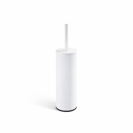 CLASSIC – Hoge, vrijstaande toiletborstel / metalen houder, kunststof opzetstuk / matwit #1