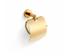 CLASSIC - Toiletrolhouder / met beschermkap / goudglans